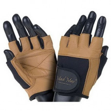 Fitness Workout Gloves Brown/Black MFG-444 (S size)