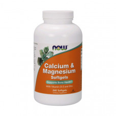 Calcium & Magnesium with vit. D and Zinc (240 softgels)