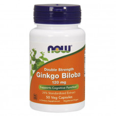 Ginkgo Biloba 120 mg Double Strength (50 veg caps)