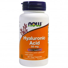 Hyaluronic Acid 50 mg with MSM (60 veg caps)