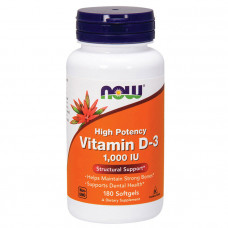 Vitamin D-3 25 mcg (1000 IU) (180 softgels)