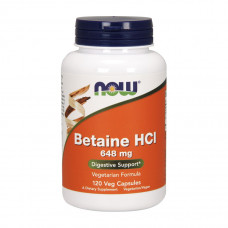 Betaine HCL 648 mg (120 caps)