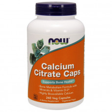 Calcium Citrate Caps (240 veg caps)