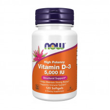 Vitamin D-3 125 mcg (5000 IU) (120 softgels)