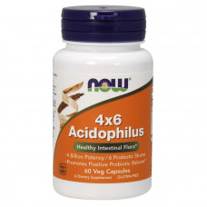 4x6 Acidophilus (60 veg caps)