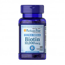 Biotin 10,000 mcg (100 softgels)