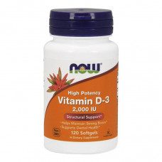 Vitamin D-3 50 mcg (2000 IU) (120 softgels)