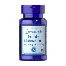 Folate 666 mcg DFE (Folic Acid 400 mcg) (250 tablet)