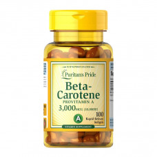 Beta-Carotene 3,000 mcg (100 softgels)
