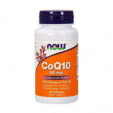 CoQ10 60 mg with Omega-3 (60 softgels)
