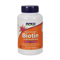 Biotin 10,000 mcg extra strength (120 veg caps)