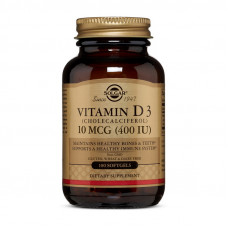 Vitamin D3 10 mcg (400 IU) (100 softgels)