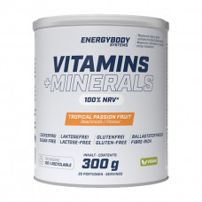 Vitamins + Minerals (300 g, tropical passion fruit)