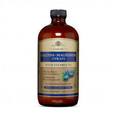 Calcium Magnesium Citrate with vit D3 (термін до 14.12.2024) (473 ml, natural blueberry)