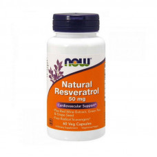 Natural Resveratrol 50 mg (60 veg caps)