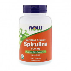 Spirulina 500 mg certified organic (200 tabs)