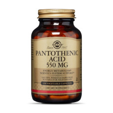 Pantothenic Acid 550 mg (100 veg caps)