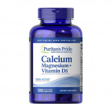 Calcium Magnesium + Vitamin D3 (100 caps)