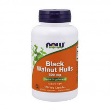 Black Walnut Hulls 500 mg (100 veg caps)