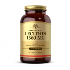 Lecithin 1360 mg natural soya (100 softgels)
