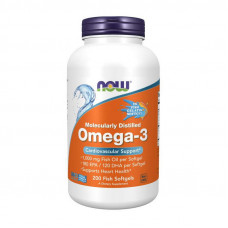 Omega-3 Molecularly Distilled (200 fish softgels)