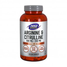 Arginine & Citrulline 500 mg/250 mg (240 veg caps)