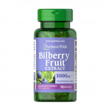 Bilberry Fruit Extract 1000 mg (90 softgels)