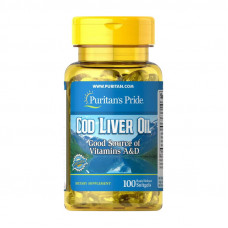 Cod Liver Oil vitamins A&D (100 softgels)