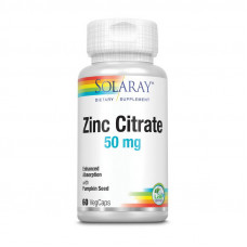 Zinc Citrate 50 mg (60 veg caps)