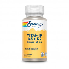 Vitamin D3+K2 (soy free) (120 veg caps)