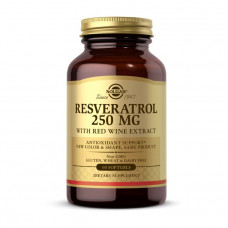 Resveratrol 250 mg with red wine extract (60 softgels)