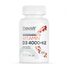 Vitamin D3 4000 + K2 (100 tabs)