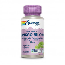 Ginkgo Biloba Leaf Extract (60 veg caps)