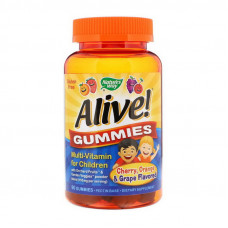 Alive! Gummies Multi-Vitamin for Children (90 gummies, Cherry, Orange & Grape)