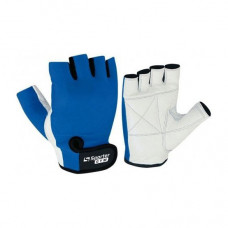 Weightlifting Gloves White-Blue (M size)