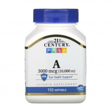 Vitamin A 3000 mcg (10 000 IU) (110 softgels) (110 softgels)