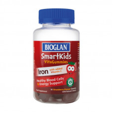 Smartkids Iron + Vitamin C (30 gummies, strawberry)