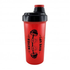 Shaker Never Give UP (750 ml, red)