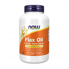 Flax Oil 1000 mg Vegan Formula (120 veg softgels)