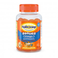Softies Omega-3 & Multivitamins (60 softies, orange)