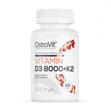 Vitamin D3 8000 + K2 (60 tabs)
