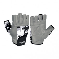 Weightlifting Gloves Grey/Camo (S size, Grey/Camo)