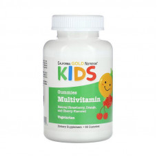 Kids Multivitamin Gummies (60 gummies, natural strawberry,orange and cherry)