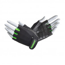 Rainbow Workout Gloves Black/Neon Green MFG-251 (S size)