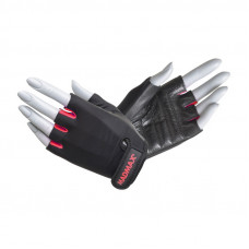 Rainbow Workout Gloves Black/Rubine Red MFG-251 (M size)