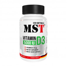 Vitamin D3 5000 IU (125 mcg) (120 softgels)