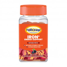 Iron + Energy Support (30 gummies, mixed berry)