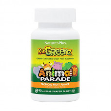 Animal Parade KidGreenz (90 animal-shaped tabs, tropical fruit)